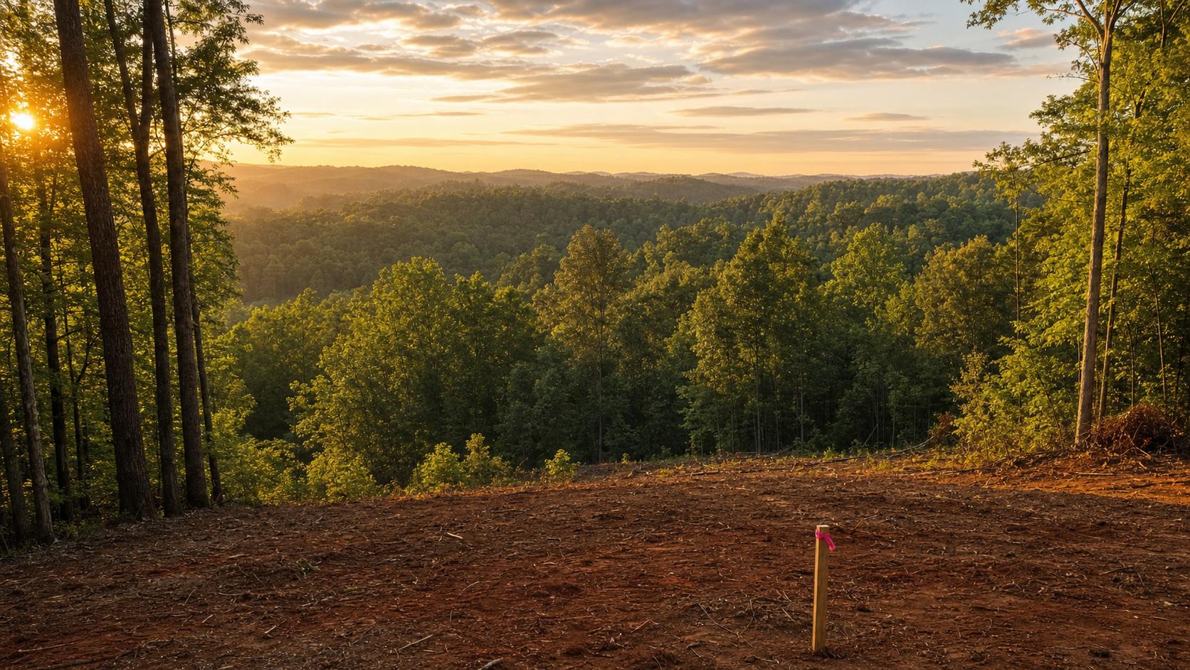 A buildable lot in the North Carolina Triad