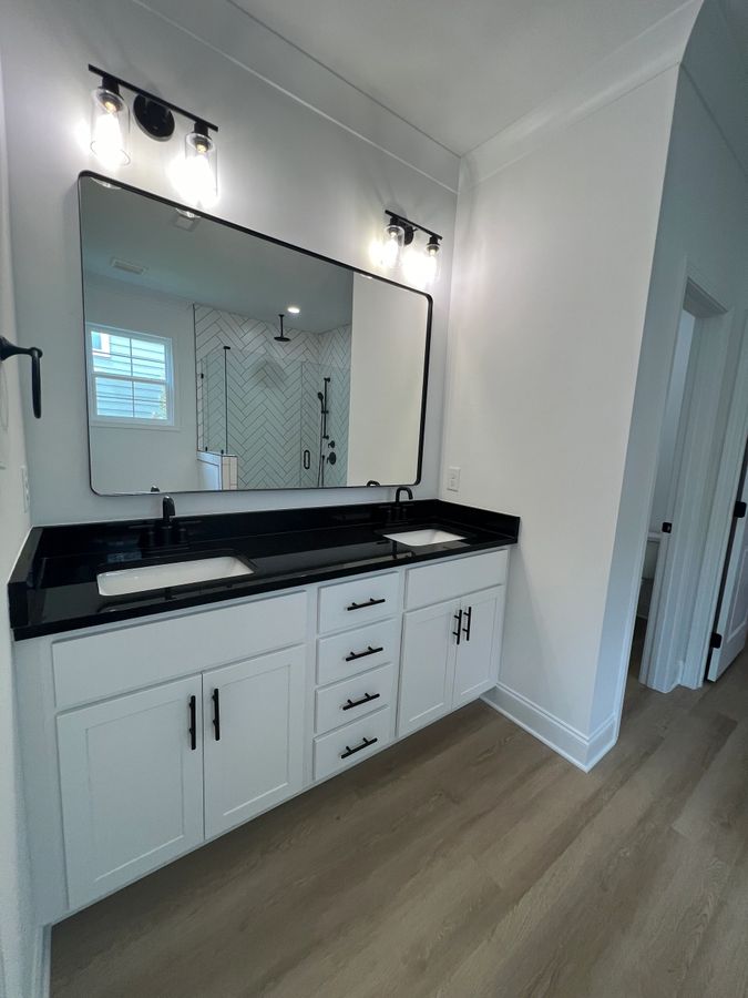 BKA Builders custom kitchen island and cabinetry in Stokesdale NC