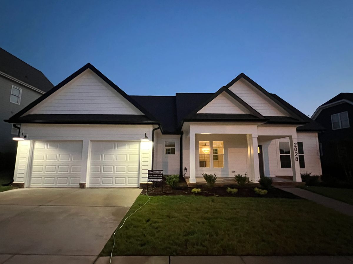 A finished custom home in the North Carolina Triad